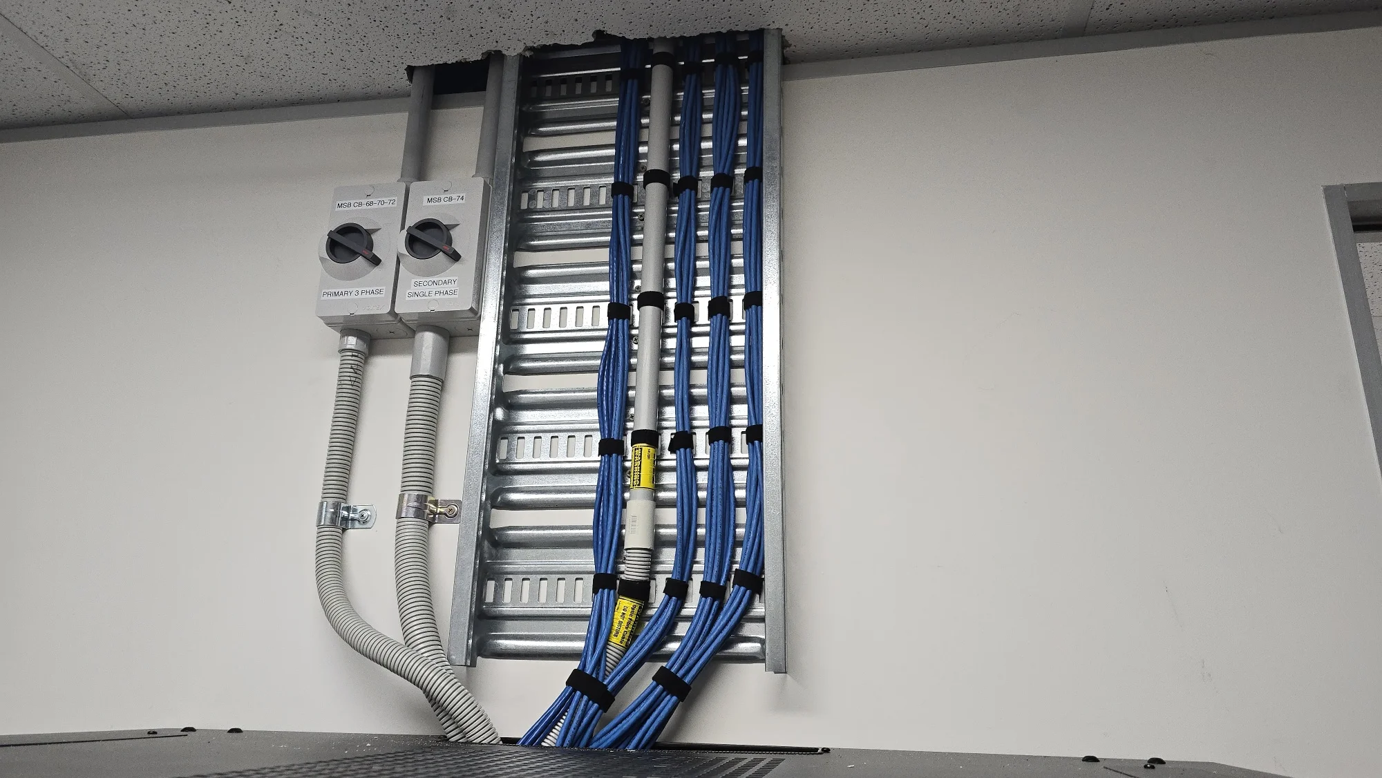 Comms room rack and patch panel build — AAA Communications Sydney