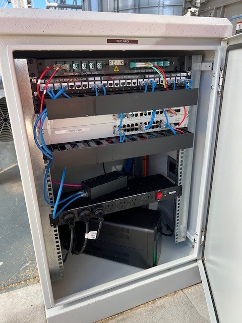 Certified and documented cabinet after remediation