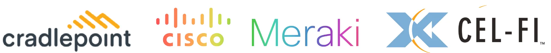 Cradlepoint Cisco Meraki Cel-Fi certified partners