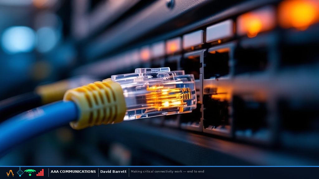 Structured cabling patch panel — certified compliant, performance validation is a different question.