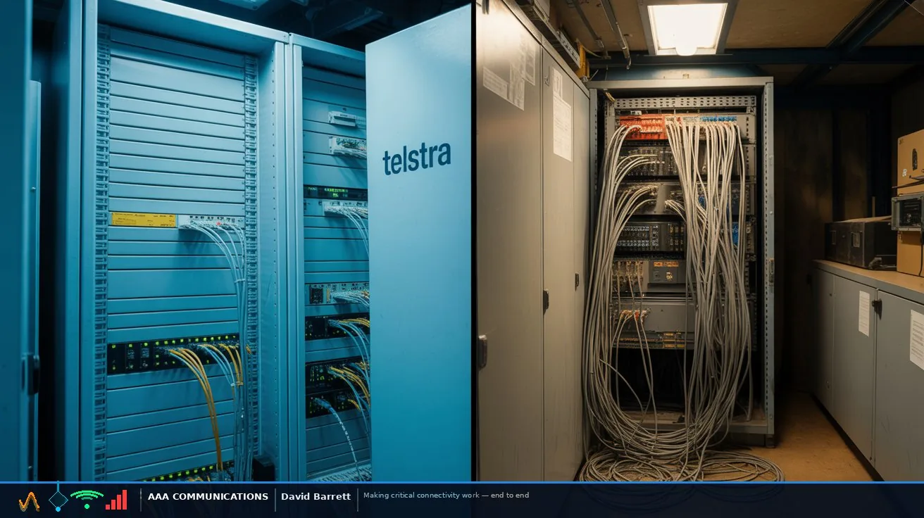 Telstra service fine, internal cabling fault